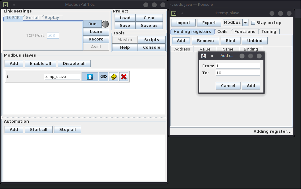 Изменения значения в регистре